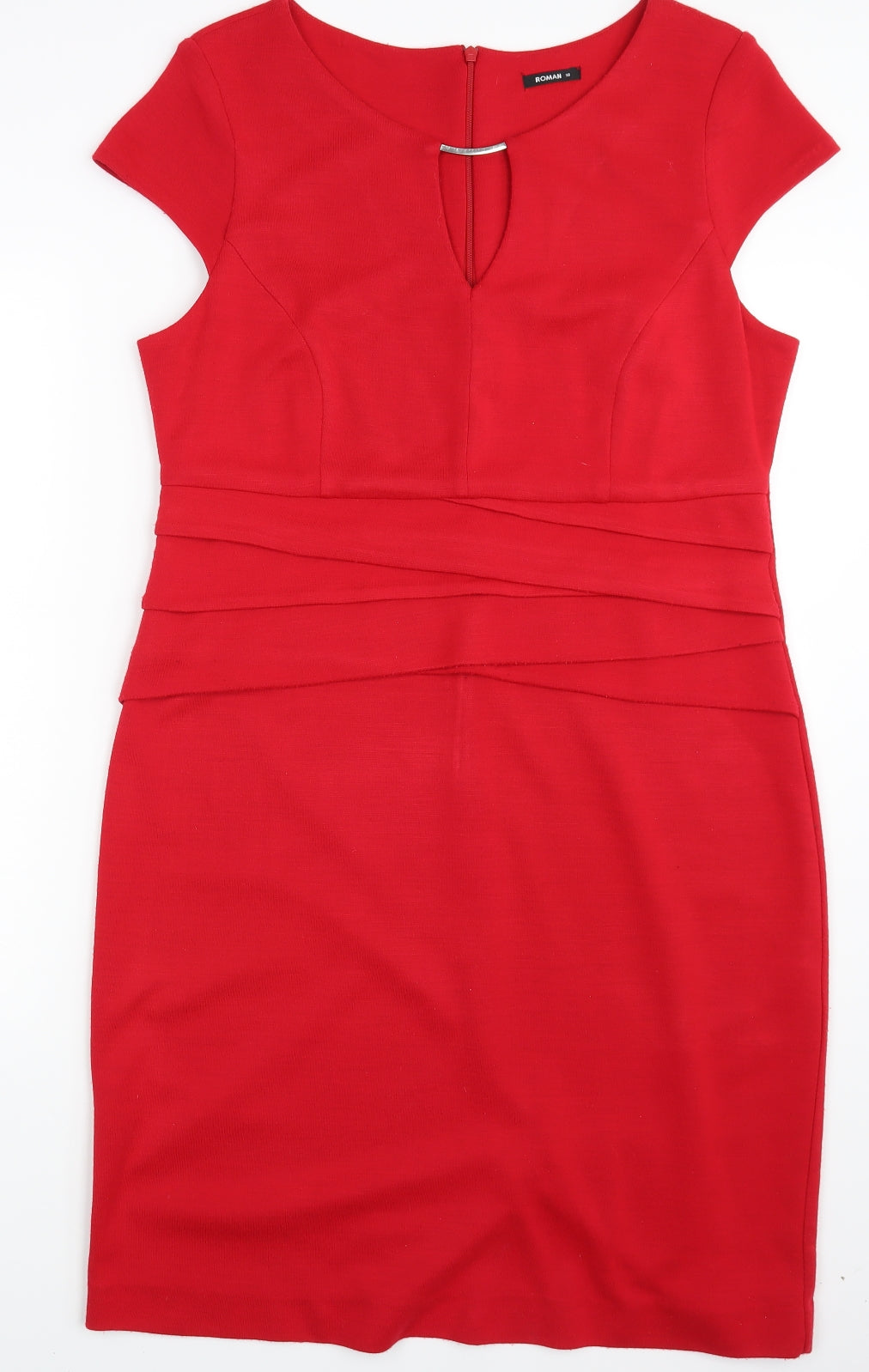 Roman Womens Red   Pencil Dress  Size 18