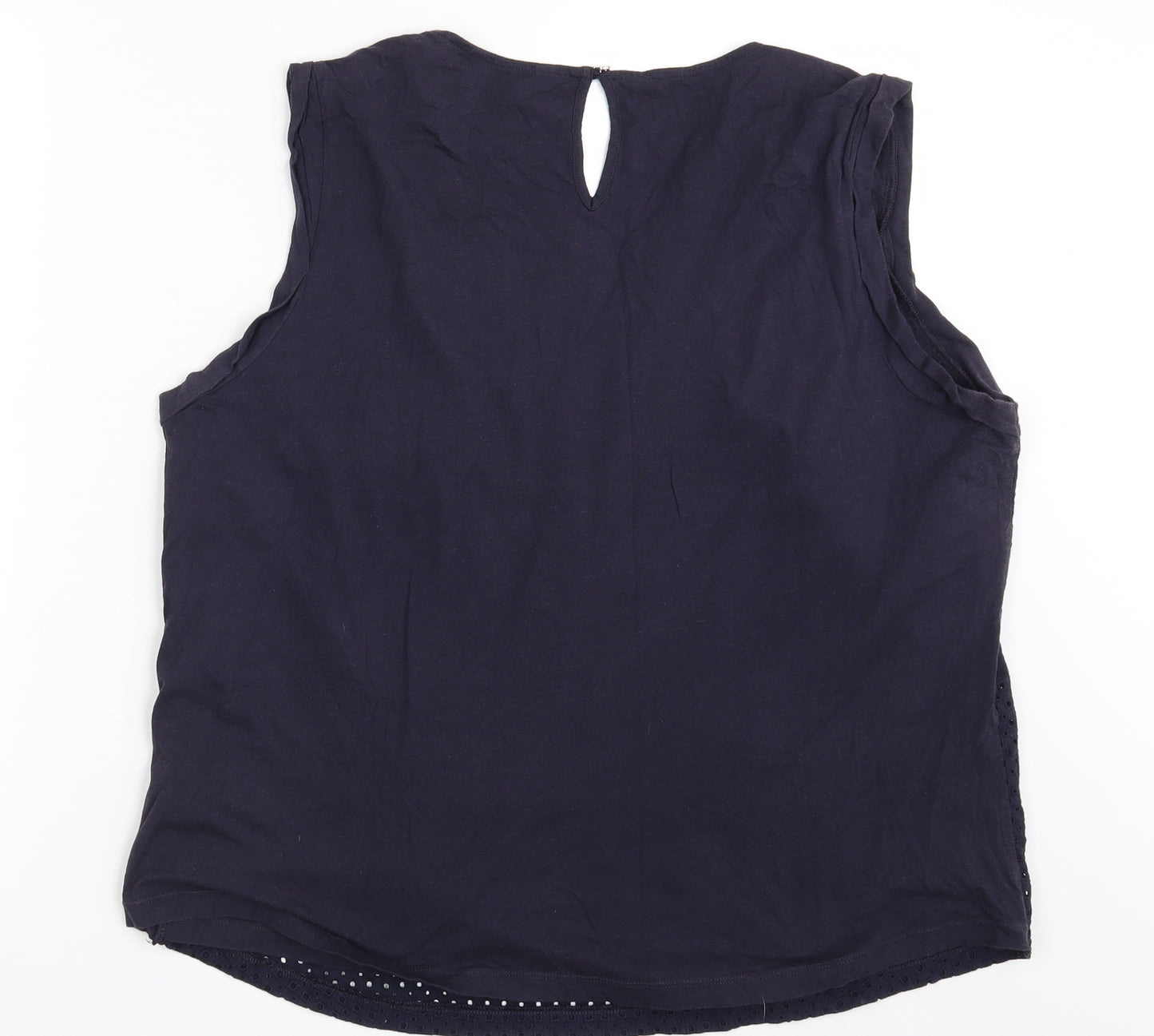 Preworn Womens Blue   Basic T-Shirt Size 20