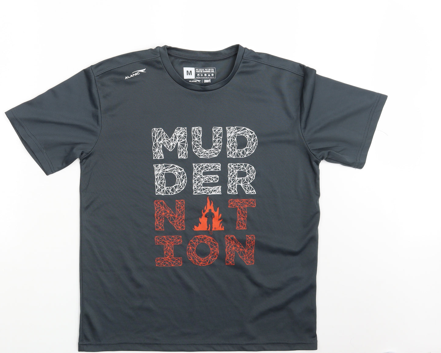 Tough Mudder Mens Green    T-Shirt Size M