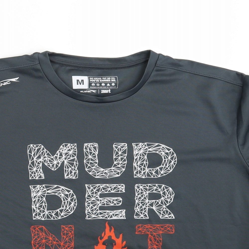 Tough Mudder Mens Green    T-Shirt Size M