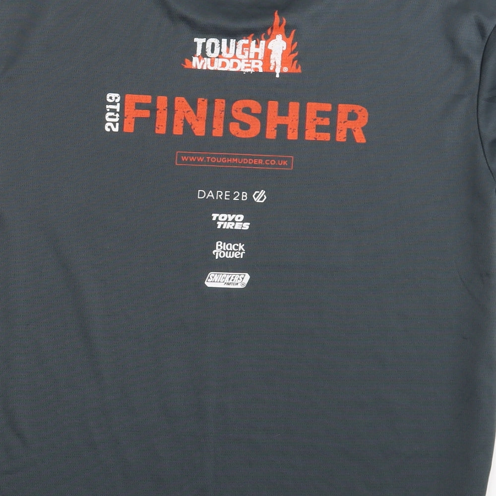 Tough Mudder Mens Green    T-Shirt Size M