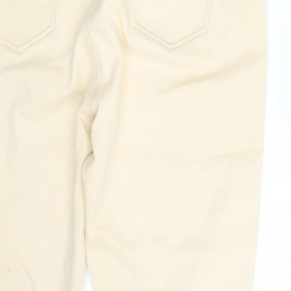 Arista Womens Ivory  Denim Cut-Off Shorts Size 18