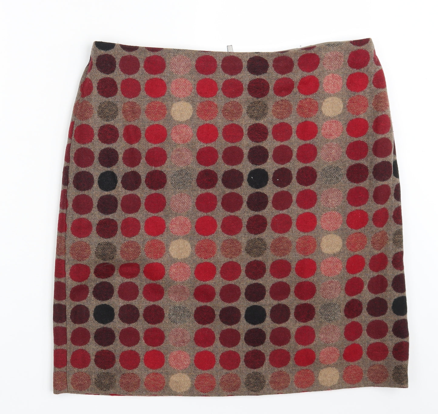 M&S Womens Multicoloured Polka Dot  Mini Skirt Size 14