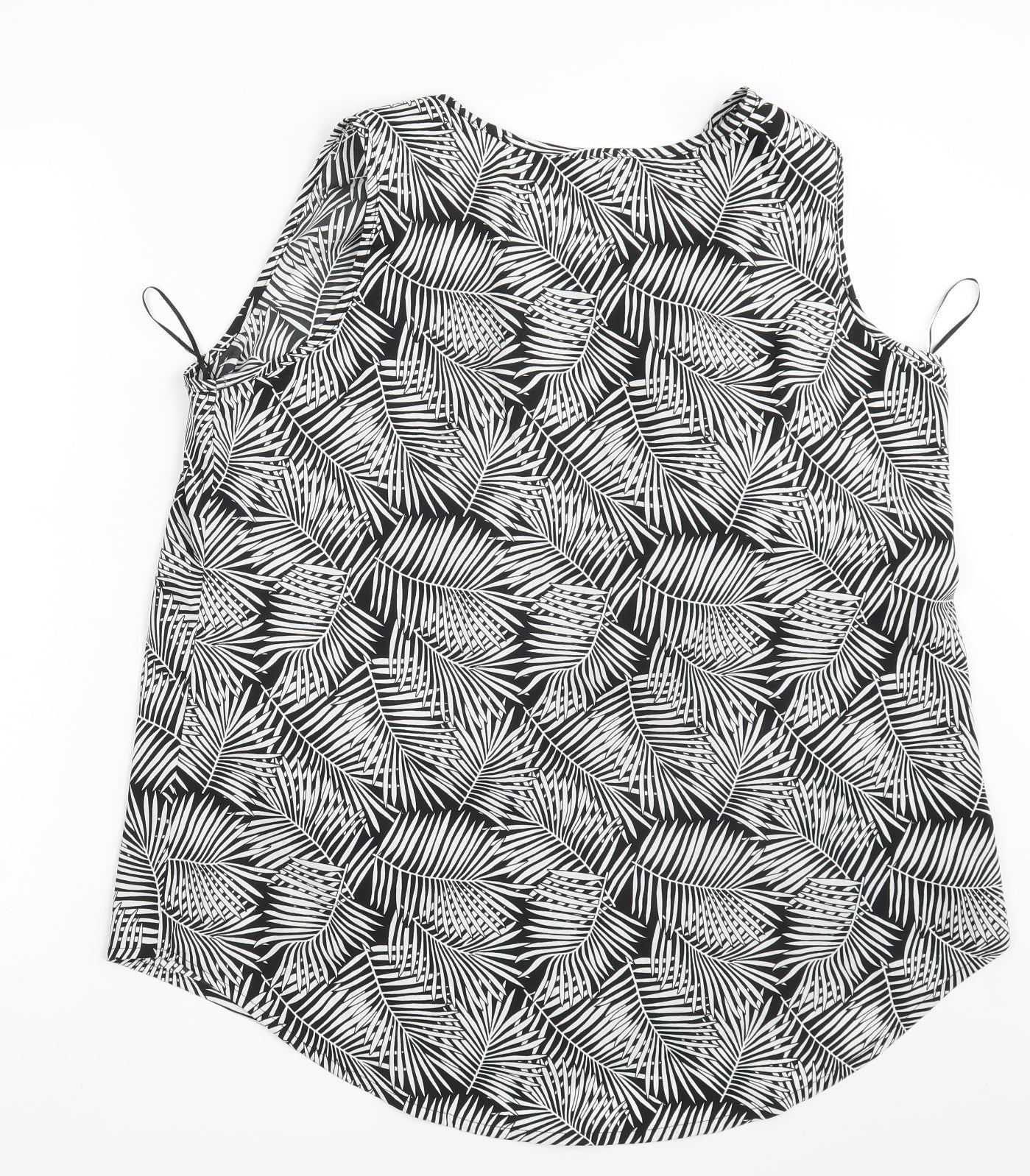 Yours Womens Black Paisley  Basic Blouse Size 18