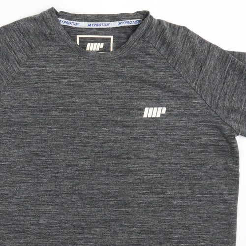 My Protein Mens Grey   Basic T-Shirt Size M