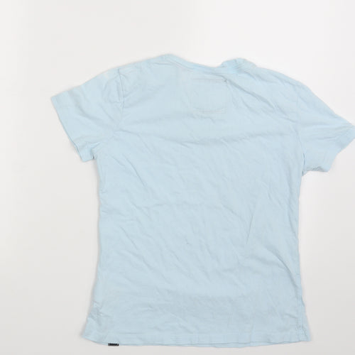 Superdry Womens Blue   Basic T-Shirt Size 6