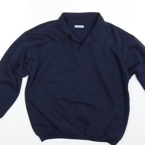 Modern Basics Mens Blue   Pullover Jumper Size L