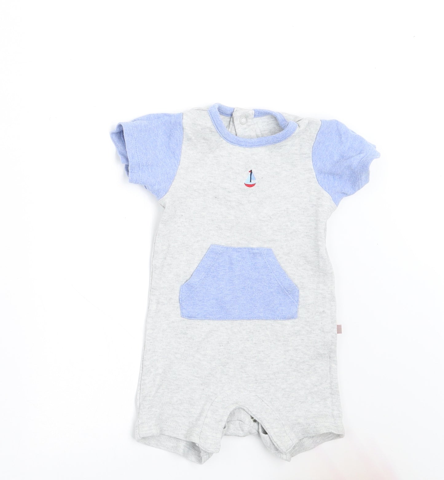 Marks and Spencer Boys Grey   Romper One-Piece Size 3-6 Months