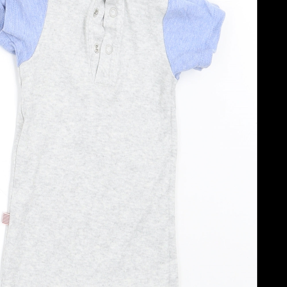 Marks and Spencer Boys Grey   Romper One-Piece Size 3-6 Months