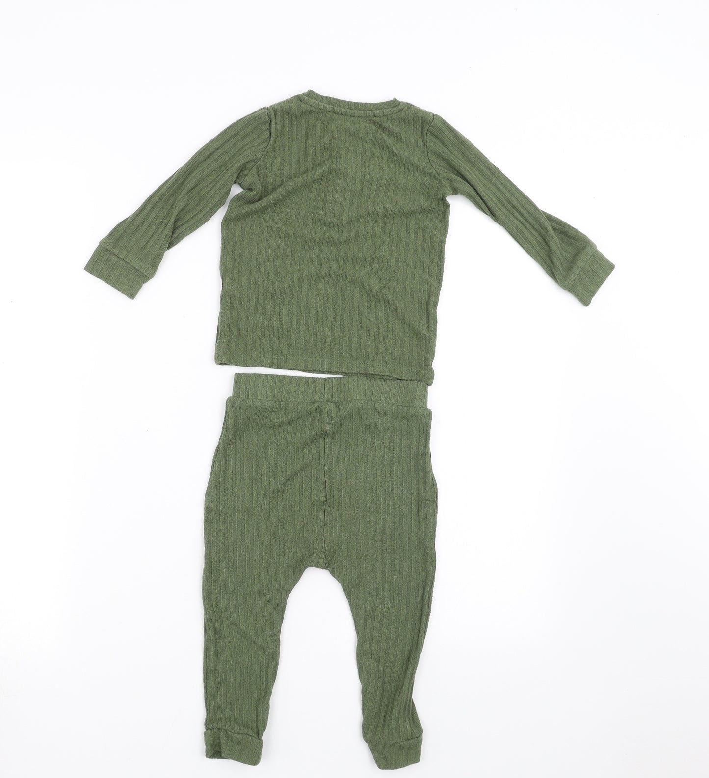 George Girls Green   Trousers One-Piece Size 12-18 Months  - LEGGINGS AND JUMPER