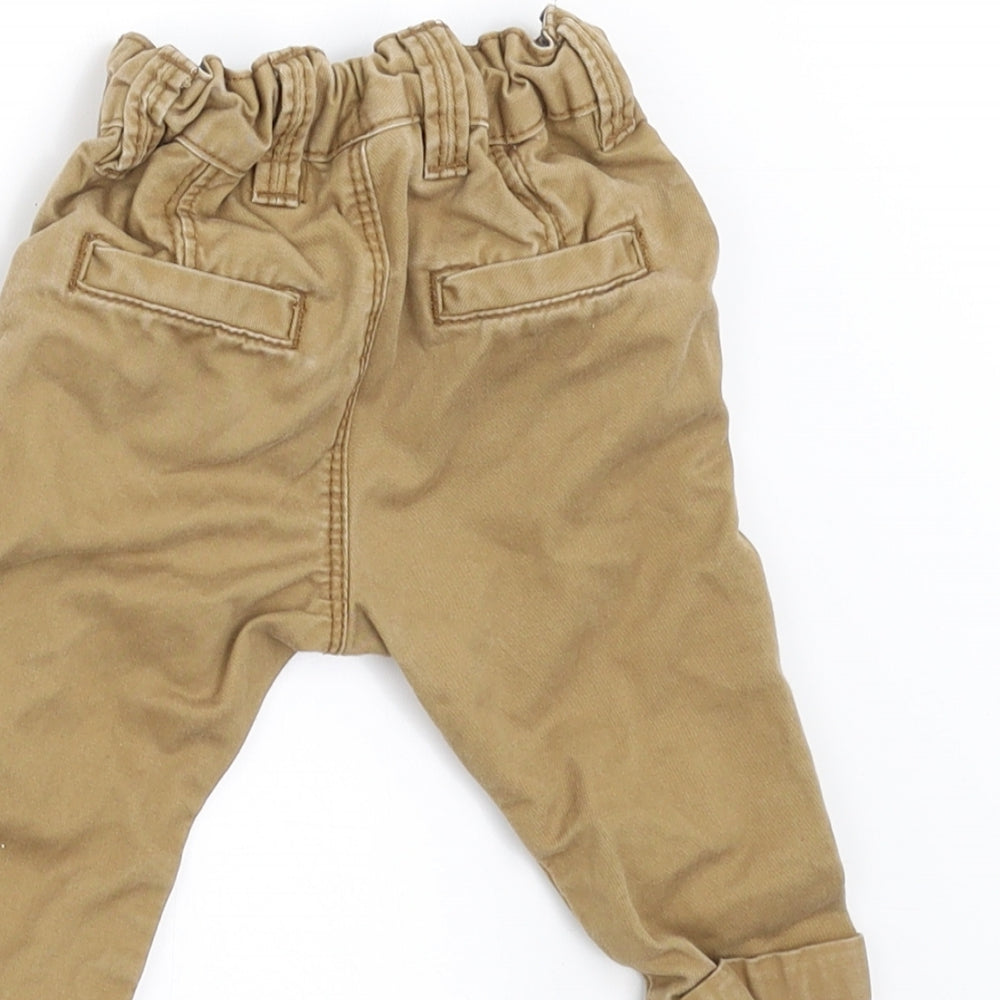 NEXT Baby Beige  Denim Jogger Jeans Size 3-6 Months