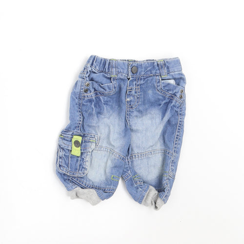 Marks and Spencer Boys Blue  Denim Jogger Jeans Size 3-6 Months