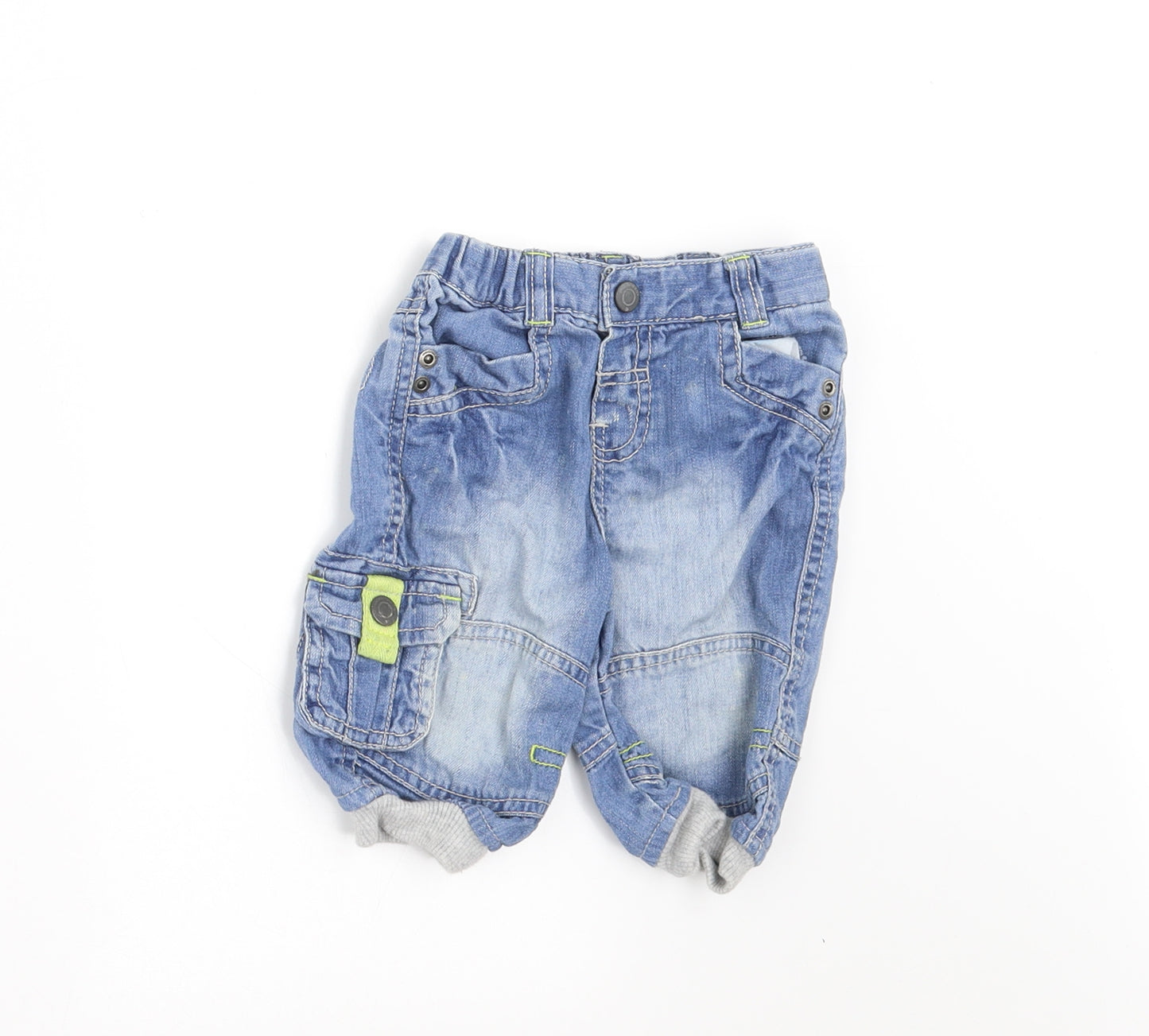Marks and Spencer Boys Blue  Denim Jogger Jeans Size 3-6 Months