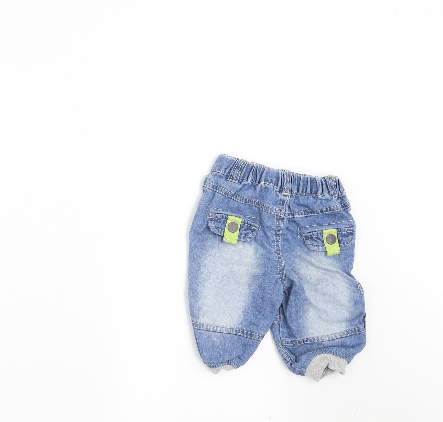 Marks and Spencer Boys Blue  Denim Jogger Jeans Size 3-6 Months