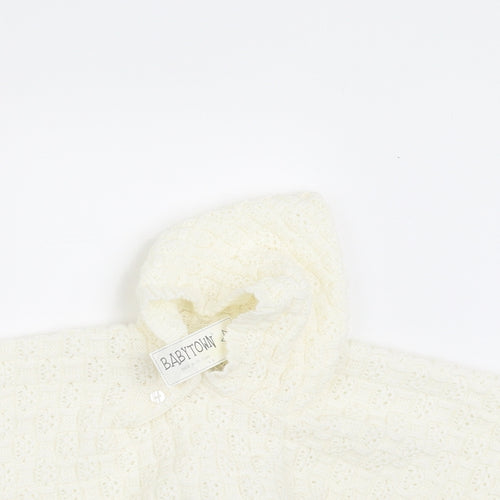 Babytown Girls Ivory   Jacket  Size 3-6 Months