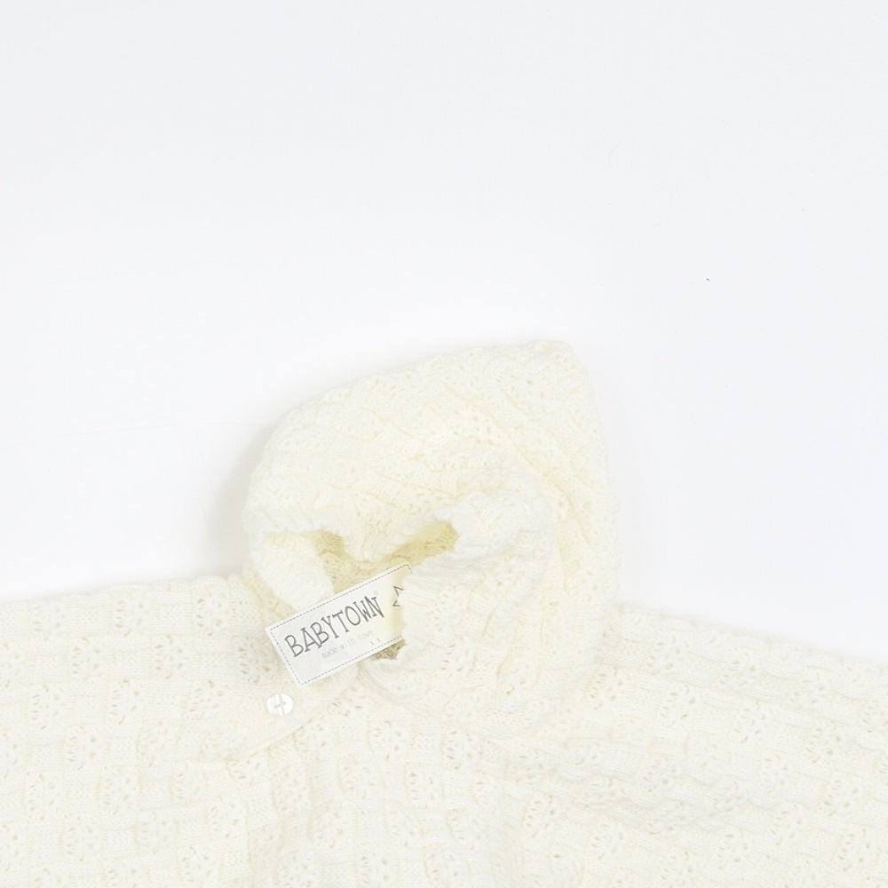 Babytown Girls Ivory   Jacket  Size 3-6 Months