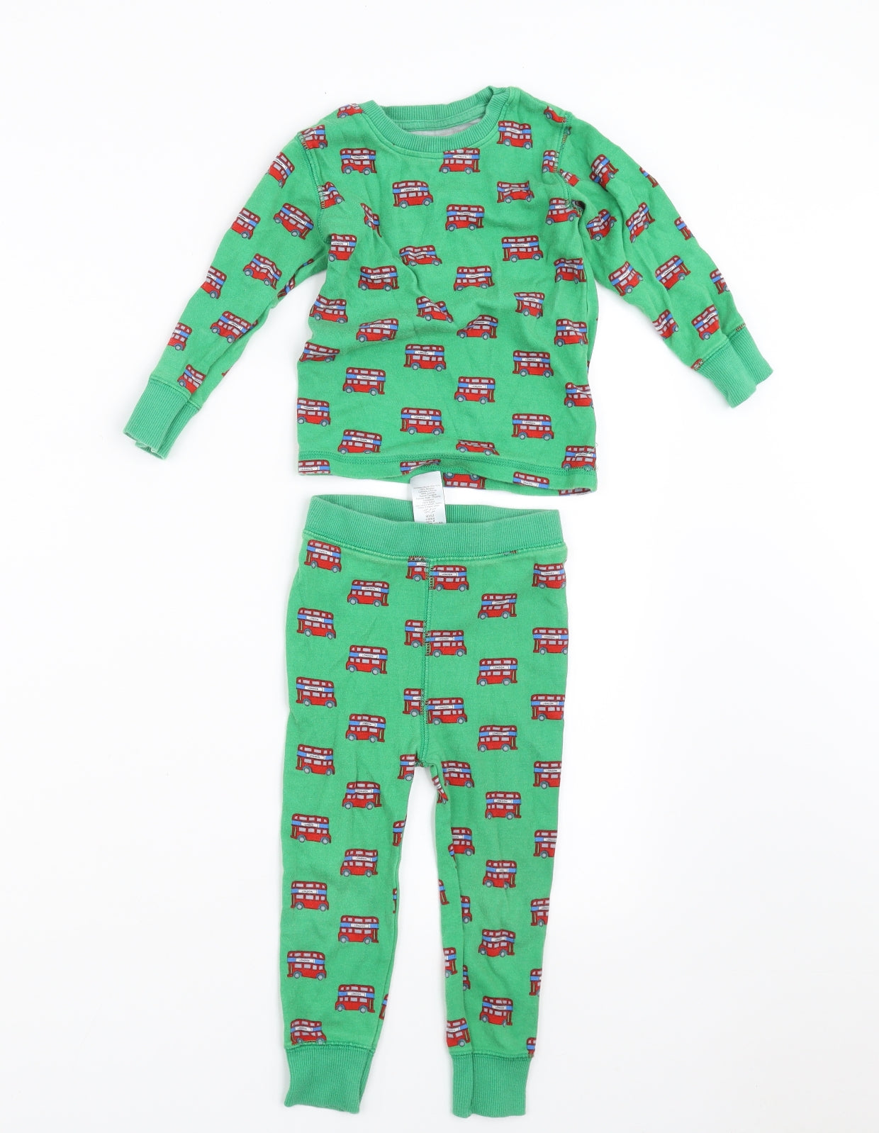NEXT Boys Green Geometric   Pyjama Set Size 18-24 Months  - LONDON