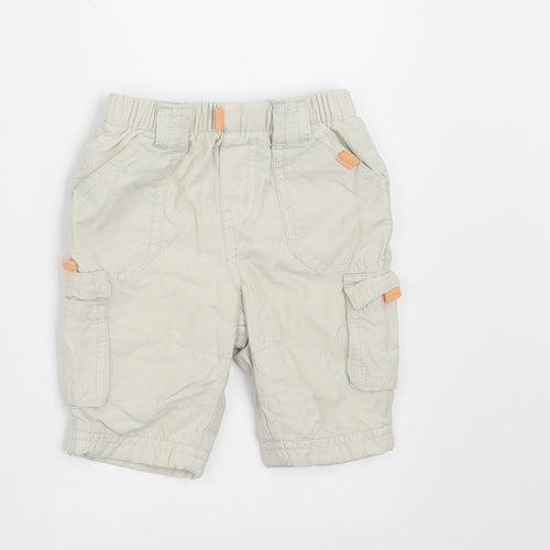 NEXT Boys Beige   Cropped Trousers Size Newborn  - SHORT