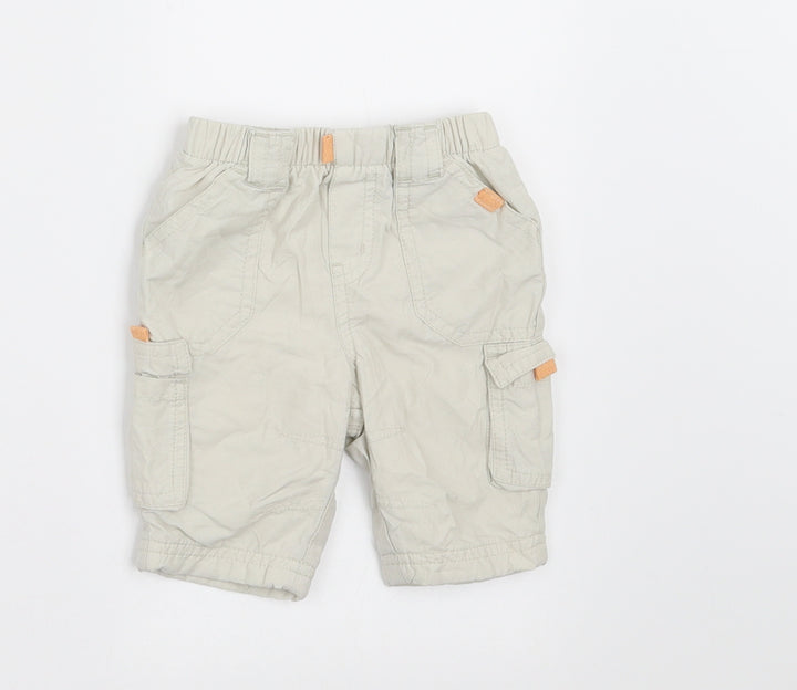 NEXT Boys Beige   Cropped Trousers Size Newborn  - SHORT