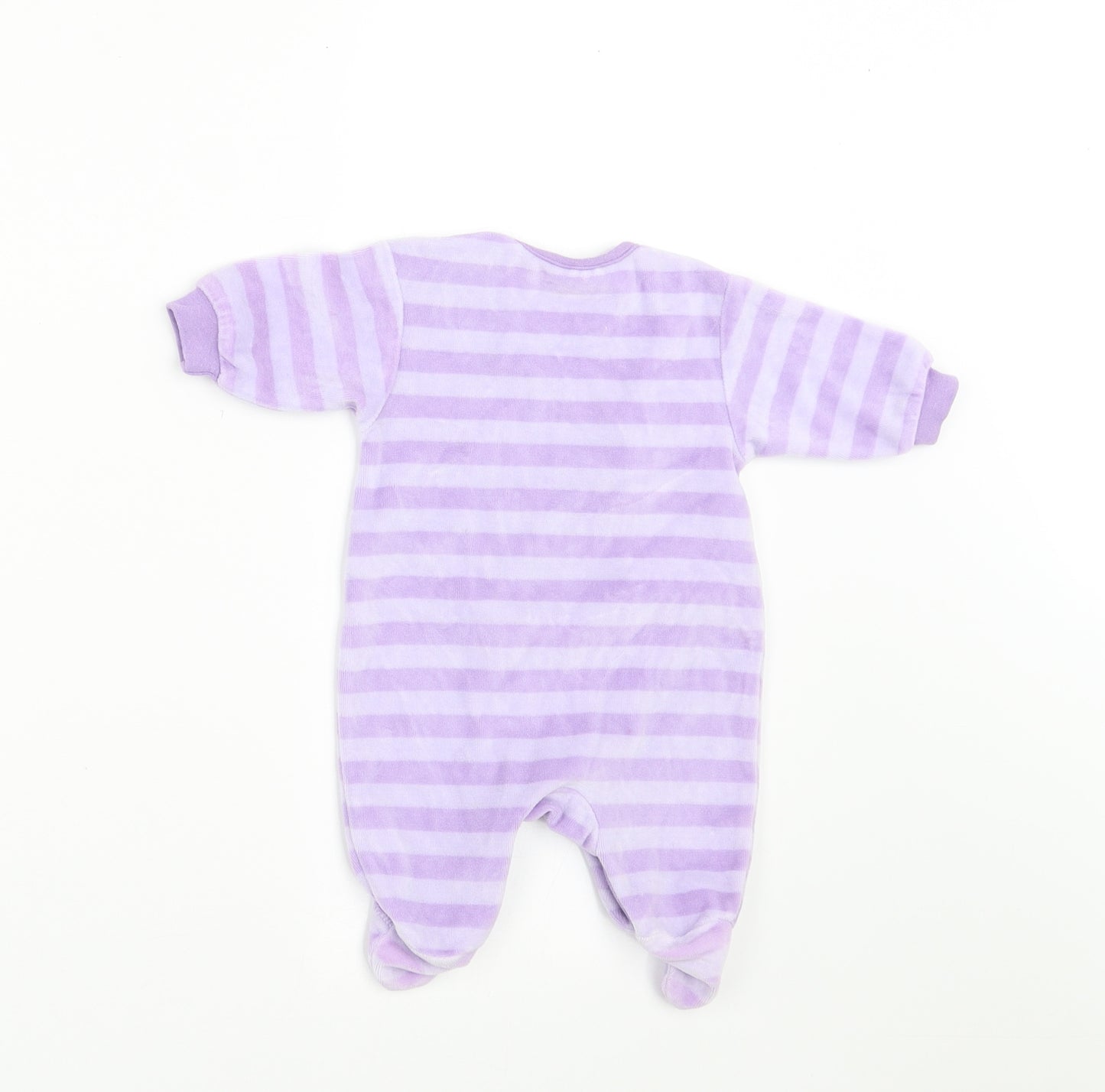 Disney Baby Purple Spotted Velour Babygrow One-Piece Size Newborn  - Eeyore disney