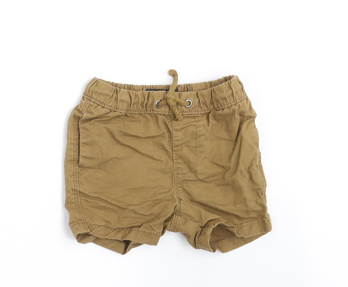 NEXT Boys Beige   Cropped Trousers Size 6-9 Months  - SHORTS