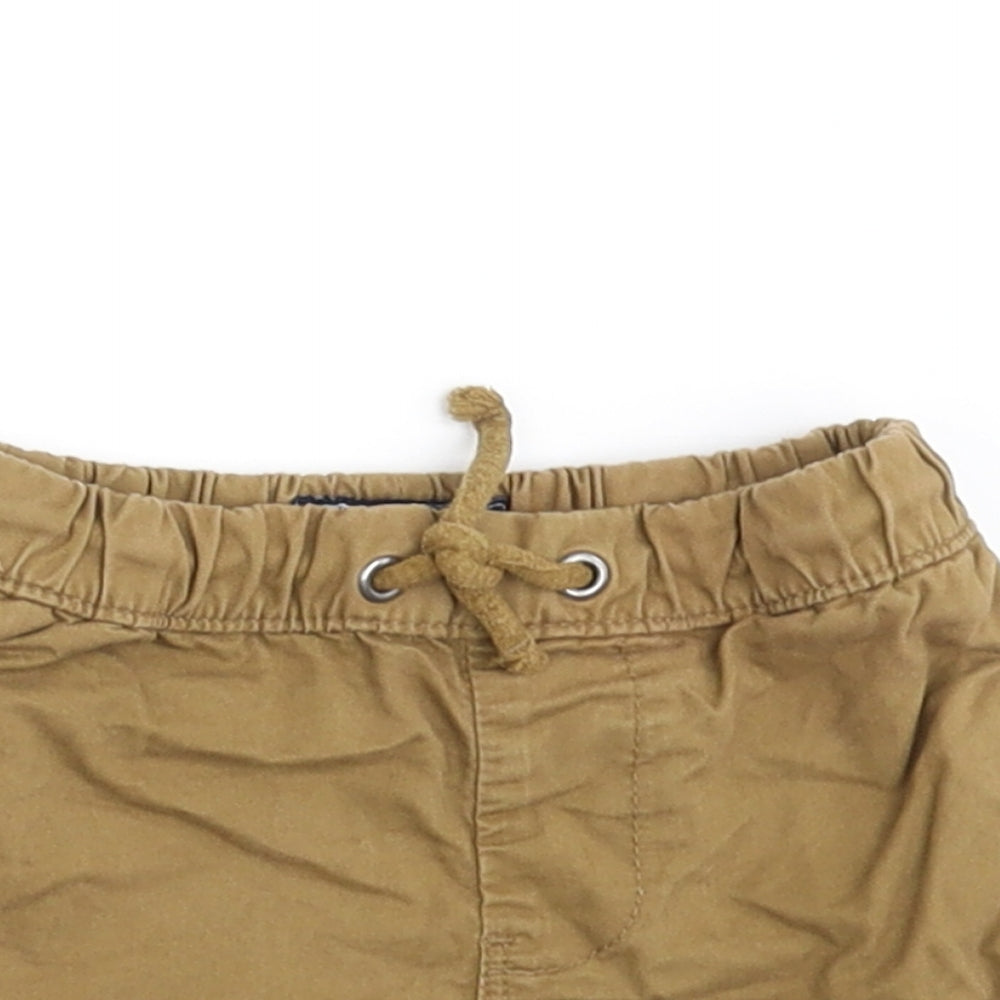 NEXT Boys Beige   Cropped Trousers Size 6-9 Months  - SHORTS