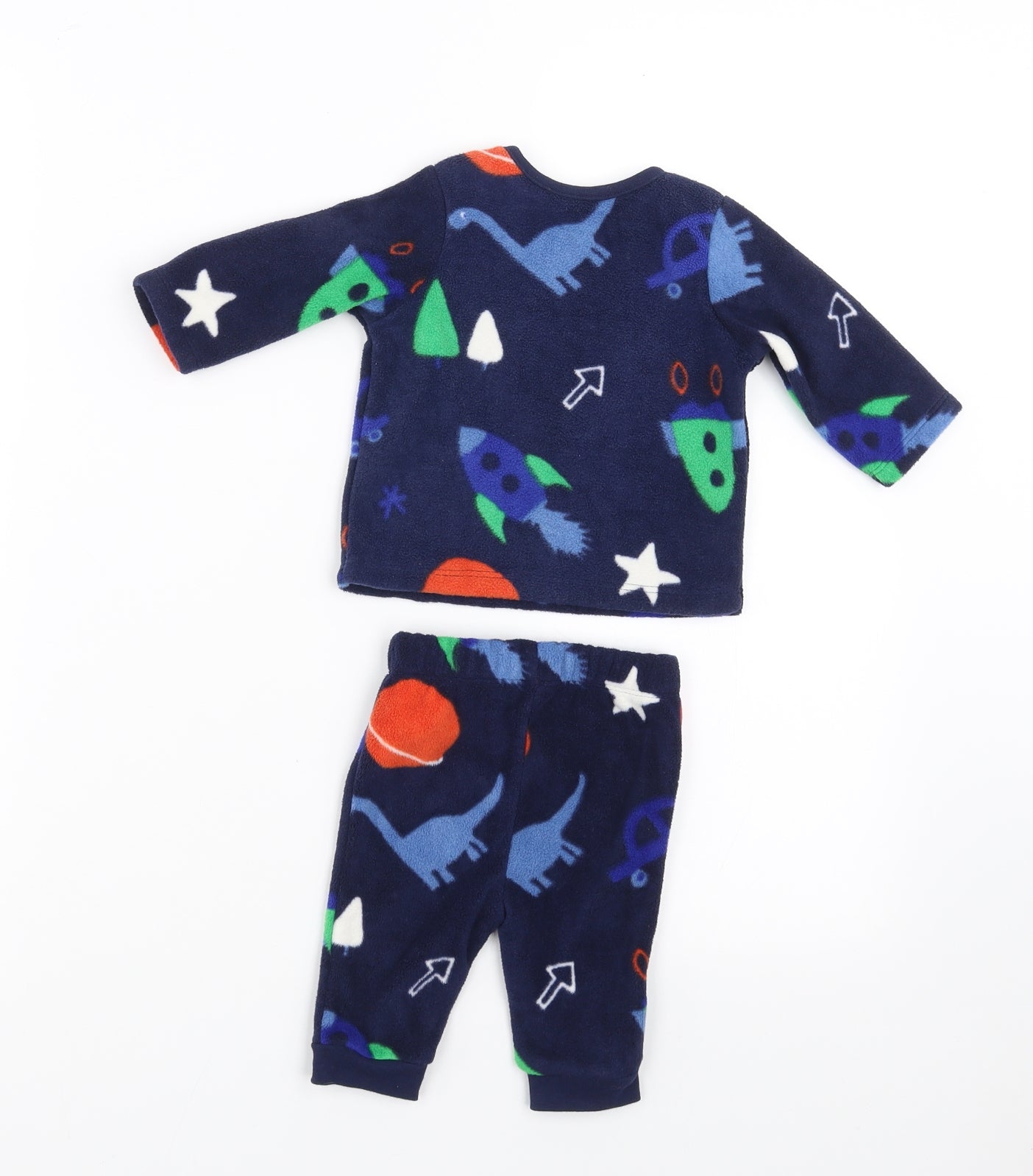 George Boys Blue Geometric   Pyjama Set Size 0-3 Months  - Pyjama Set