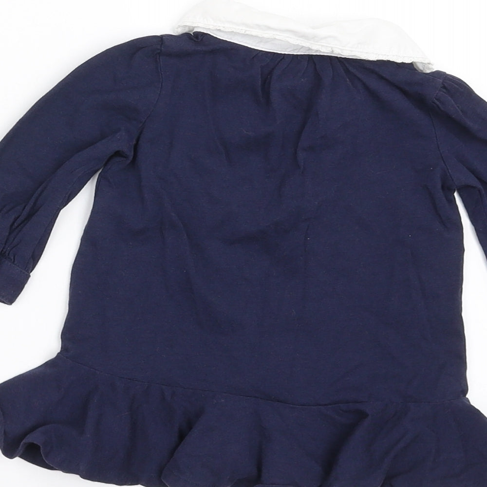Ralph Lauren Girls Blue   A-Line  Size 0-3 Months