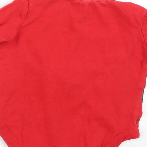 TU Baby Red   Basic T-Shirt Size 12-18 Months  - santa's little helper