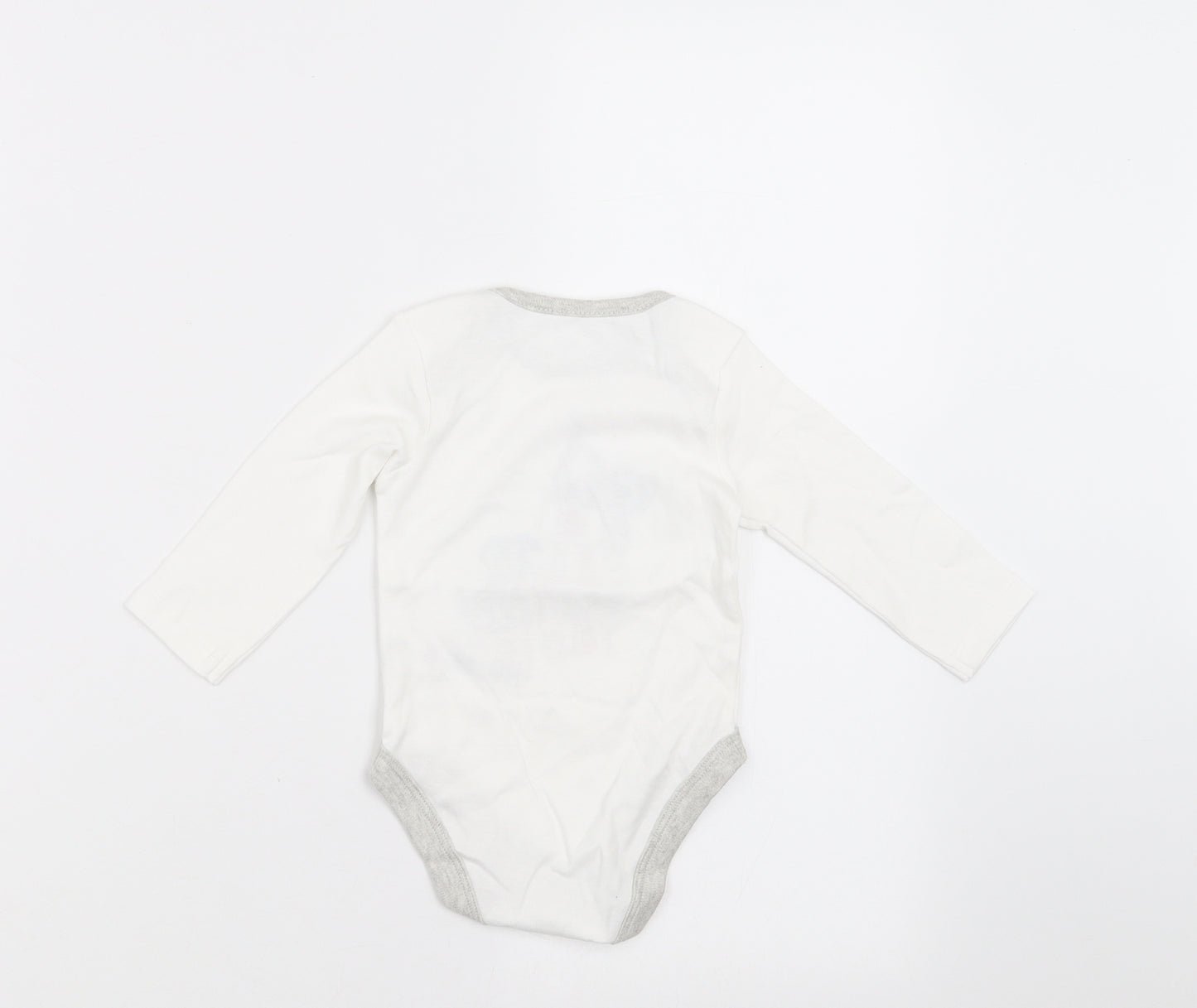 Disney Baby White   Basic T-Shirt Size 3-6 Months  - 101 Dalmatians bodysuit