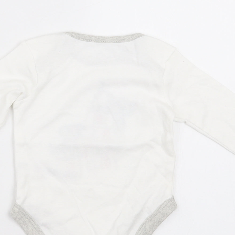 Disney Baby White   Basic T-Shirt Size 3-6 Months  - 101 Dalmatians bodysuit