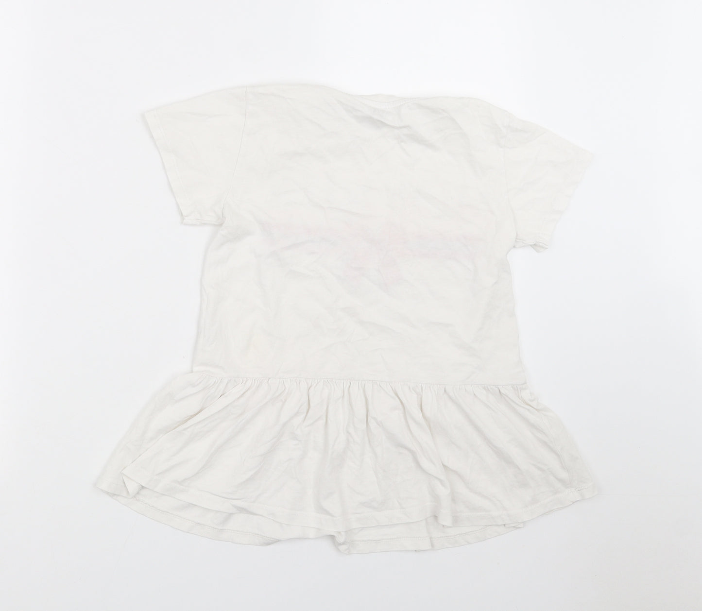 River Island Girls White   Basic T-Shirt Size 9 Years  - joyeux