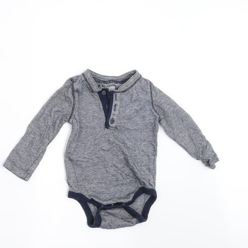 Gap Baby Blue Striped  Basic T-Shirt Size 12-18 Months
