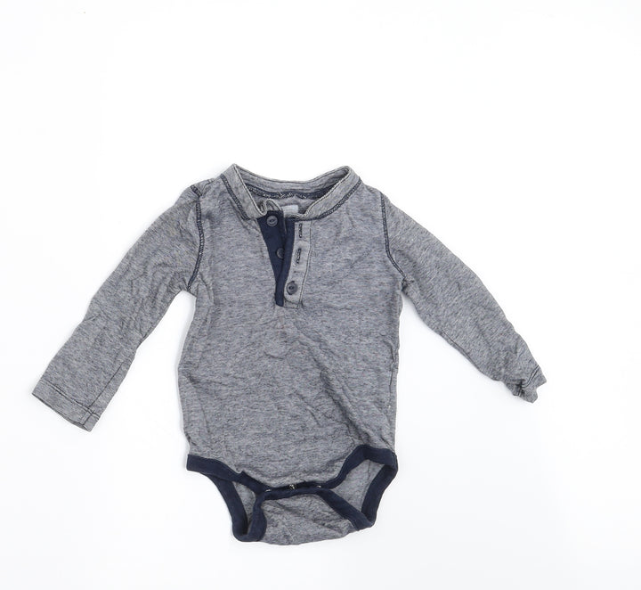 Gap Baby Blue Striped  Basic T-Shirt Size 12-18 Months