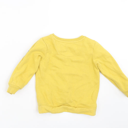 Nutmeg Boys Yellow   Pullover Jumper Size 9-12 Months  - SMILE