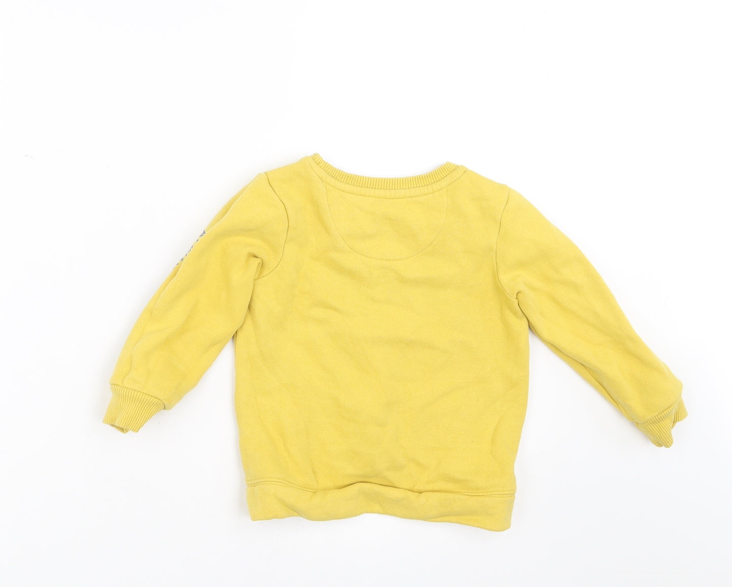 Nutmeg Boys Yellow   Pullover Jumper Size 9-12 Months  - SMILE
