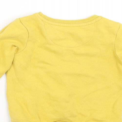 Nutmeg Boys Yellow   Pullover Jumper Size 9-12 Months  - SMILE
