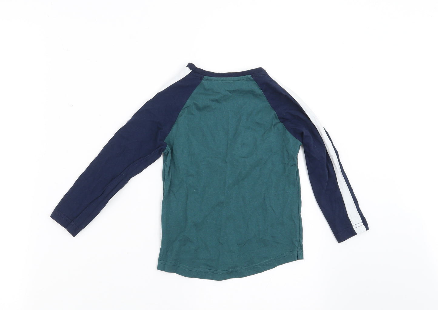 George Boys Blue   Basic T-Shirt Size 2-3 Years  - HAPPY VIBES
