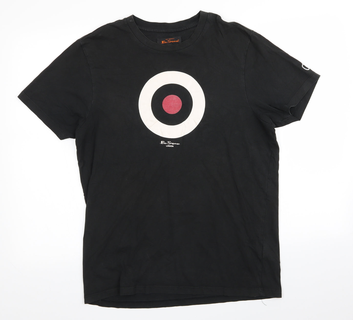 Ben Sherman Mens Black    T-Shirt Size L
