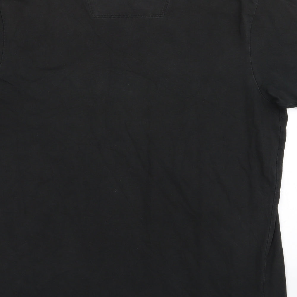 Ben Sherman Mens Black    T-Shirt Size L