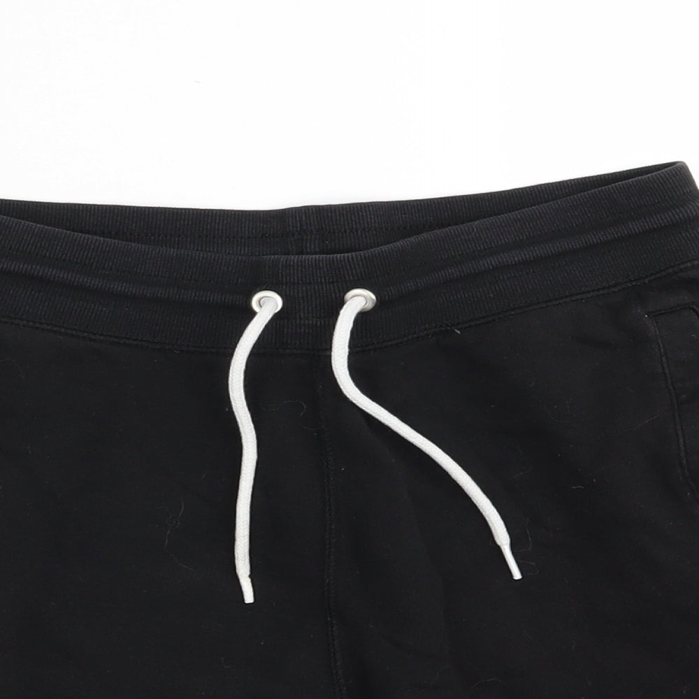 H&M Boys Black   Sweat Shorts Size 12-13 Years