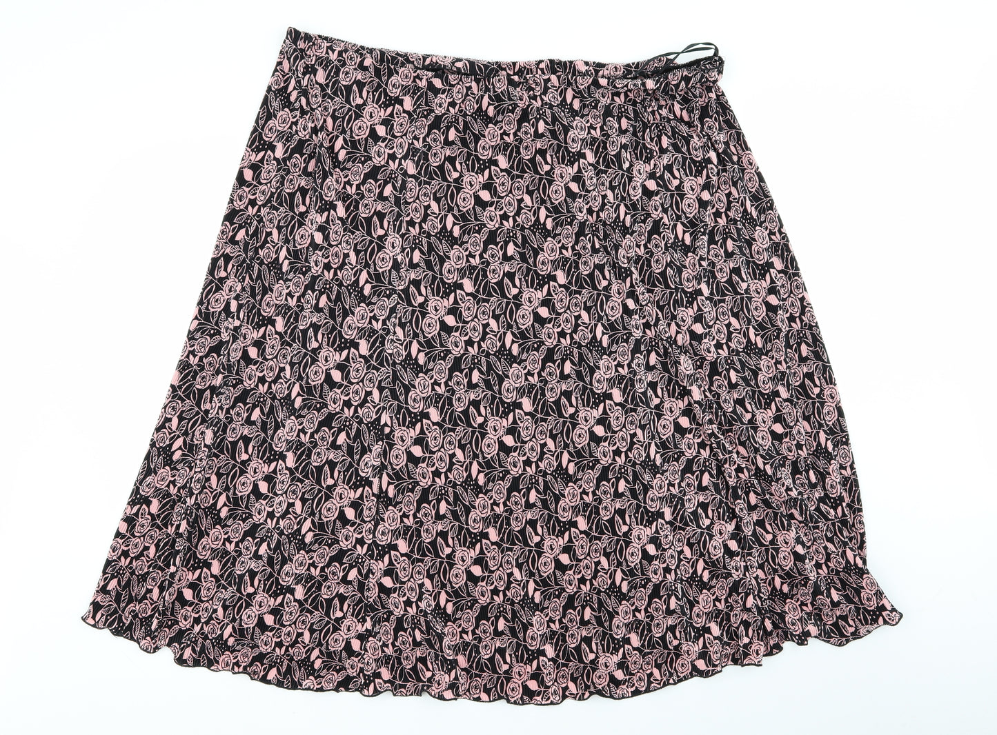 BM Womens Multicoloured Floral  Flare Skirt Size 22  - Stretch waistband