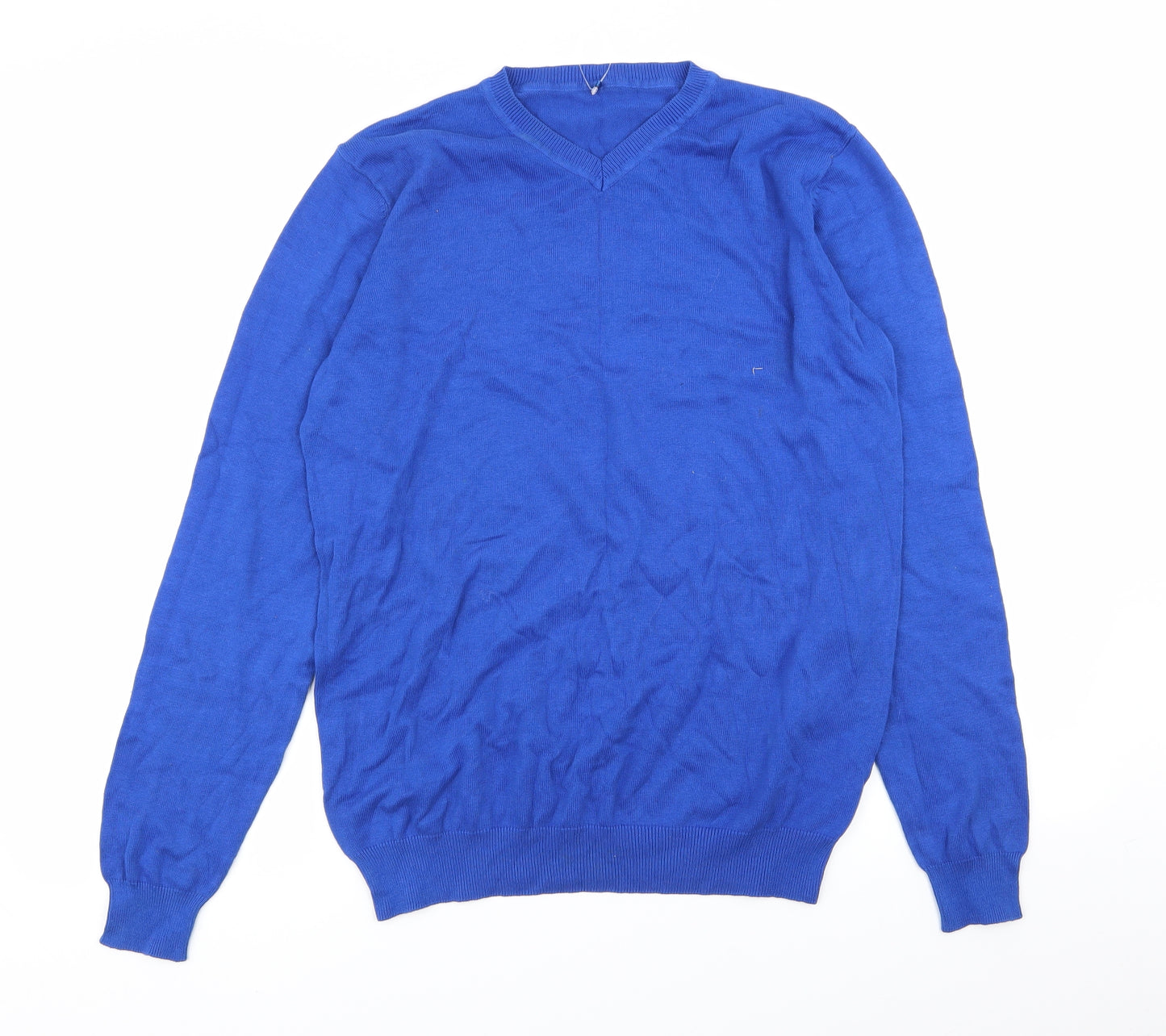 Asda George Boys Blue   Pullover Jumper Size 7-8 Years  - School Jumper