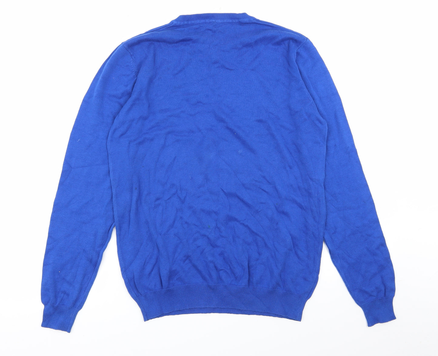 Asda George Boys Blue   Pullover Jumper Size 7-8 Years  - School Jumper
