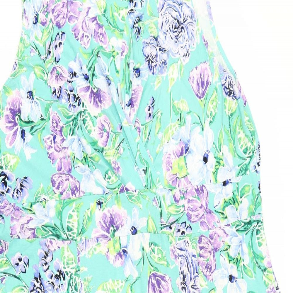 bm Collection Womens Multicoloured Floral  Fit & Flare  Size 24