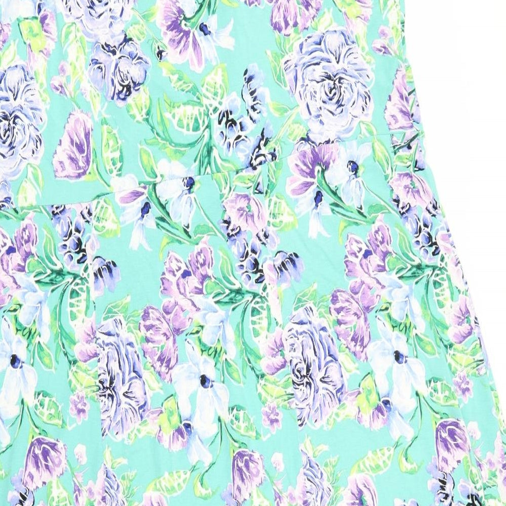 bm Collection Womens Multicoloured Floral  Fit & Flare  Size 24