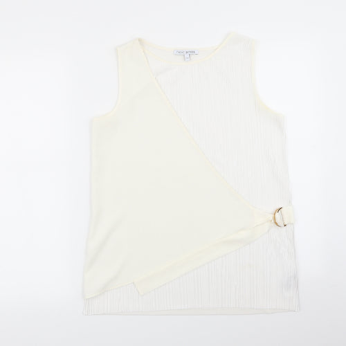 NEXT Womens White   Basic Blouse Size 10