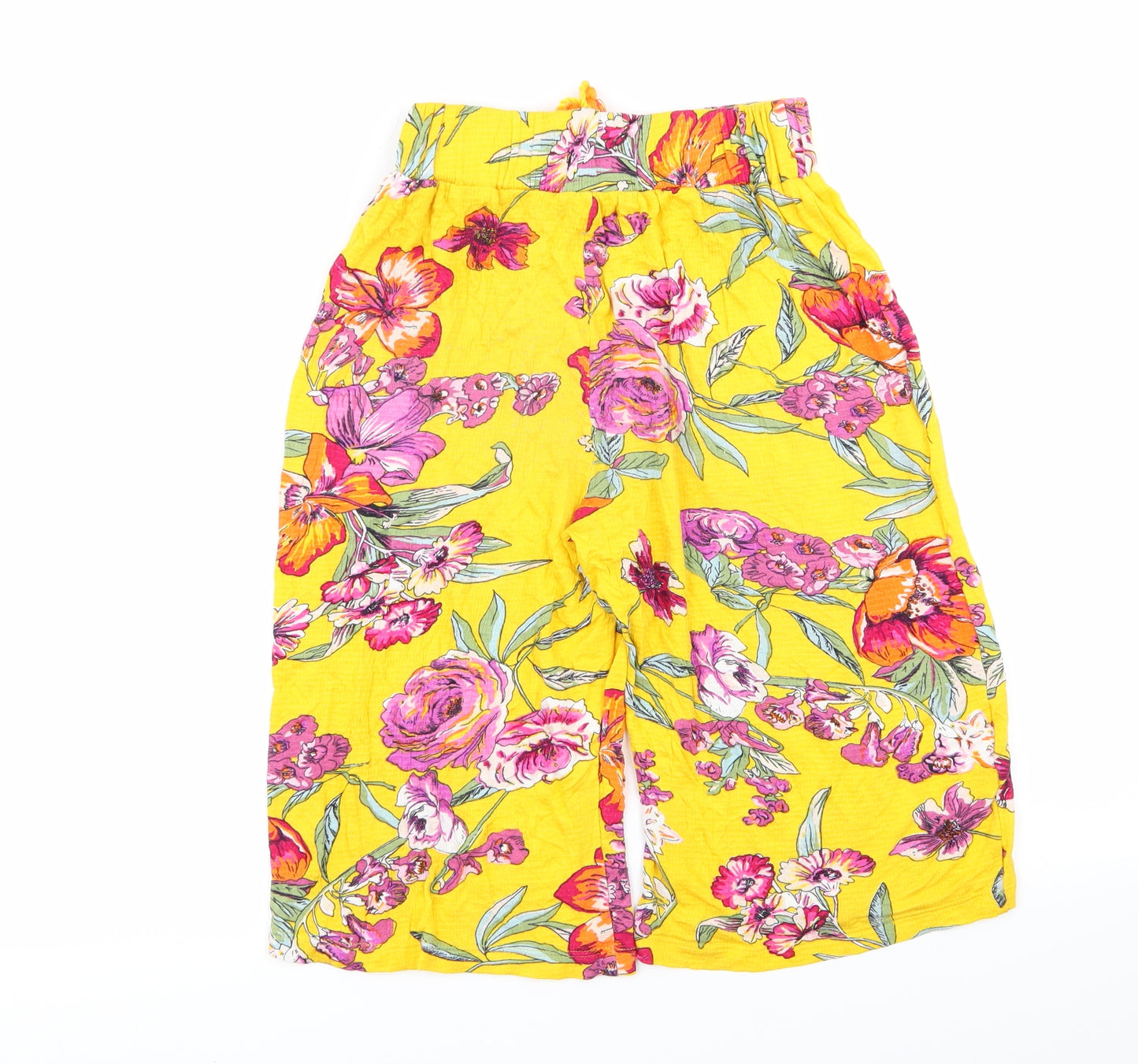 NEXT Girls Multicoloured Floral  Capri Trousers Size 7 Years