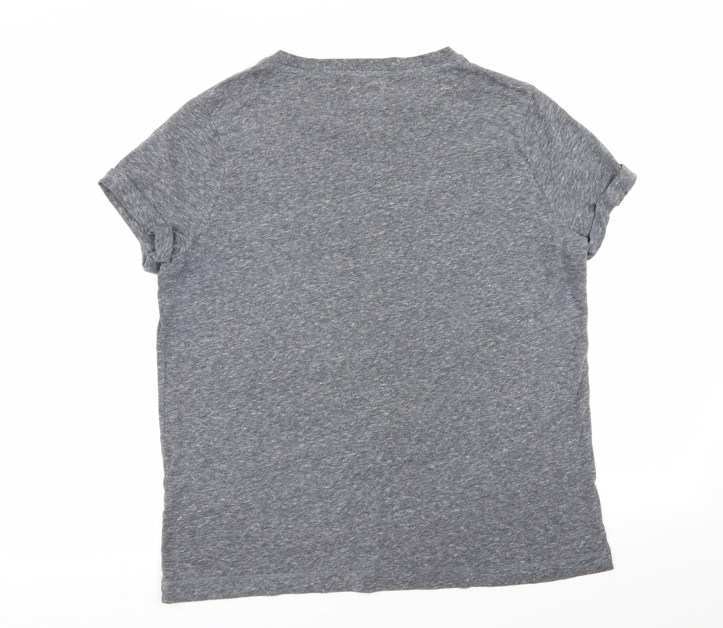 Jack Wills Womens Grey   Basic T-Shirt Size 12