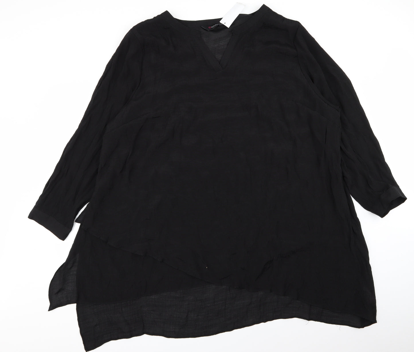 love yours Womens Black   Basic Blouse Size 32
